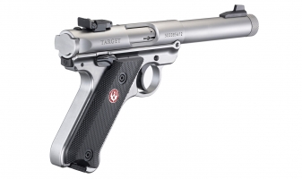 Ruger MK IV Target 5,5 Zoll Stainless mit Gewindelauf - .22lr | Waffen Falch