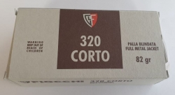 Bild Fiocchi .320 Short FMJ 82grs. 5,31g | Waffen Falch