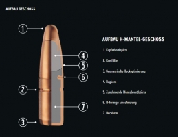 .270Win. - RWS H-Mantel 8,4g / 130gr. | Waffen Falch